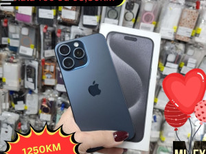 iPhone 15 pro max 256 GB 85%bh Blue Titanium