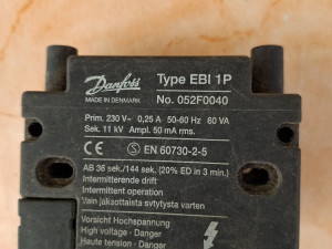 Trafo starter za plamenik gorionik Danfoss EBI 1P