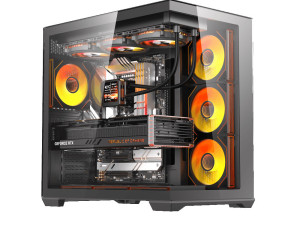 DarkFlash AIGO C280 Black 7x ARGB Fans
