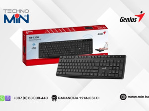 Genius KB-7200 Bežična tastatura, Crna (31320002405)