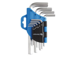 HOEGERT 9-dj set imbus ključeva 1.5-10mm - 33992