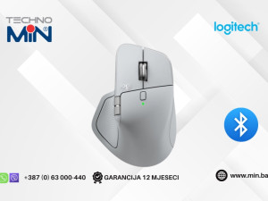 Logitech MX Master 4 Bluetooth miš 8000 DPI Pale Grey 910-007566