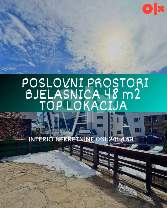 Poslovni prostor 48 m2 Bjelašnica TOP LOKACIJA!