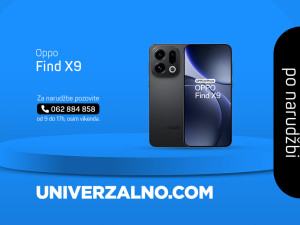 Oppo Find X9 512GB (12GB RAM) Black (crna boja) - Po narudžbi