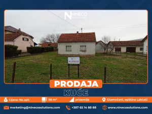 KUĆA I ZEMLJIŠTE - GLAMOČANI - LAKTAŠI