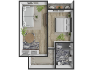 Stan Istočno Sarajevo 45m2 NOVA DOBRINJA