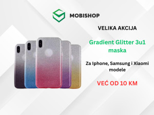 Gradient Glitter 3u1 maska