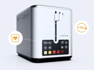 Touch control Toster AENO TS4