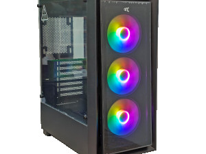 Gaming bez napajanja, Tempered Glass, 3x120 RGB