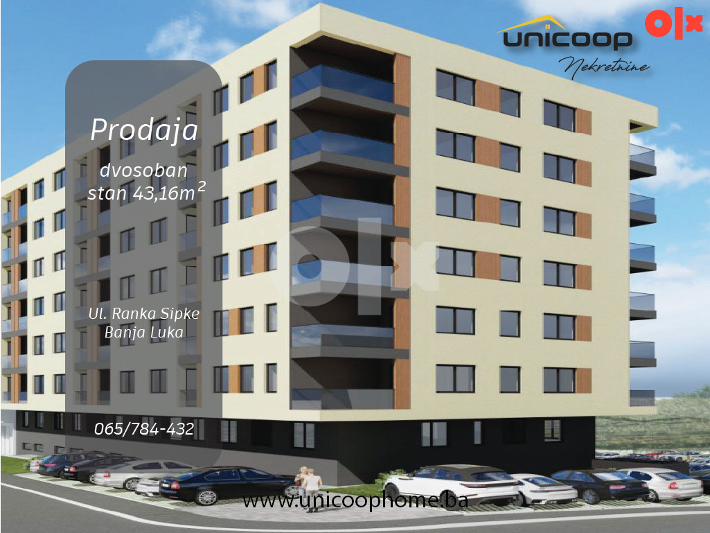 Stan Banja Luka, Ul. Ranka Sipke 43.16m2