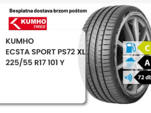 225/55 R 17 101Y XL KUMHO PS72