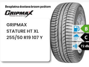 255/50 R 19 107Y XL GRIPMAX STATURE H/T