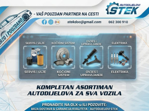 AUTODIJELOVI - MALI I VELIKI SERVIS - KOČNICE OVJES DIJELOVI