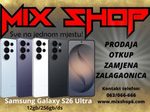 Samsung Galaxy S26 ULTRA 5G 12/256GB *Garancija*Zamjena* 12GB ds