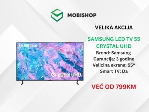 SAMSUNG LED TV 55 CRYSTAL UHD