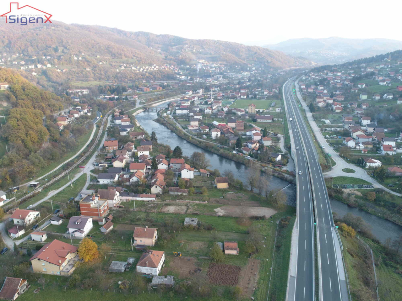 Zemljište uz rijeku/1554m2/Semizovac/ucrtan objekat/Vogošća 7