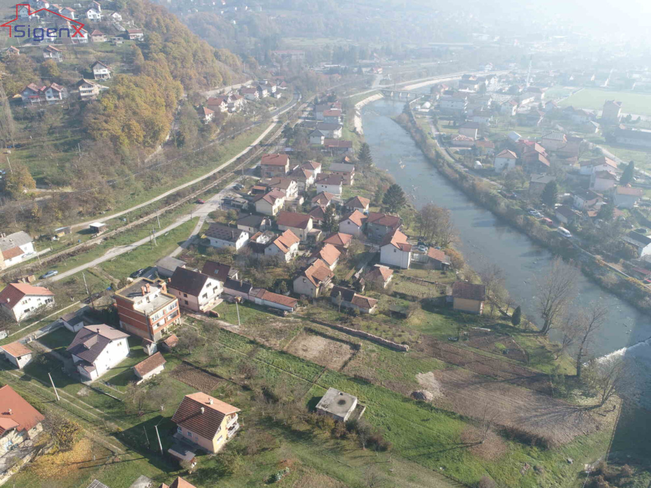 Zemljište uz rijeku/1554m2/Semizovac/ucrtan objekat/Vogošća 6