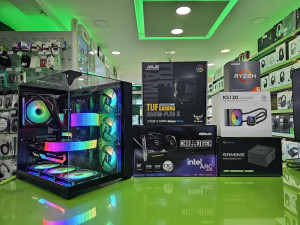 Gaming PC MAX Ryzen 5 5600X /16GB/ARC B570 10GB/SSD 500GB+HDD 1TB