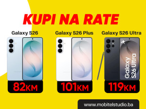 KUPI NA RATE SAMSUNG S26, S26 PLUS I S26 ULTRA