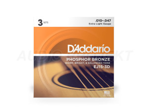 DAddario EJ15 10-47 žice za akustičnu gitaru