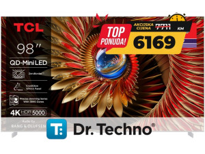 TCL Televizor 98C8K 98" 4K QD-Mini LED 144Hz B&O