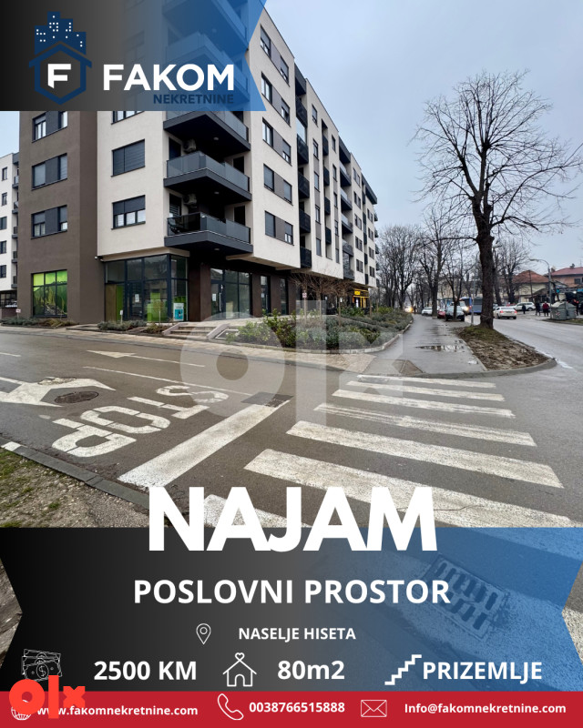 Na atraktivnoj i prometnoj lokaciji izdajemo poslovni prostor