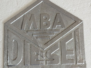 MBA Diesel metalni amblem znak dekoracija kolekcionarski