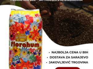 Zemlja za cvijeće FLORAHUM 80 l-AKCIJA!!!