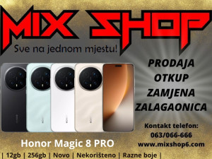 HONOR MAGIC 8 PRO 12/256GB *Garancija*Zamjena* Magic8 12GB Huawei