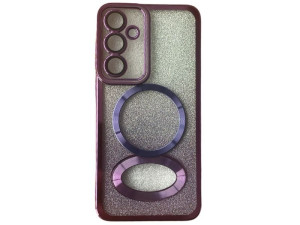 MagSafe glitter maskica Samsung A34 Purple