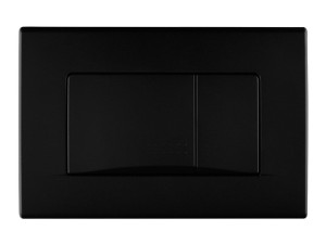 Tipka za ugradni vodokotlić DOTS DUO 681013 crna mat