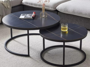 KLUB STO 2/1, KERAMIKA+ METAL, crno- crno