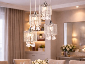 Visilica Gracja sa kristalima