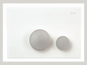 Tipka za ugradni vodokotlić LIV BEAT bijela 634849