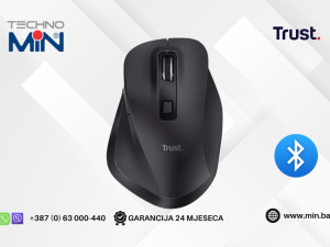 Trust Fyda Multi-Device Wireless miš, 2400 DPI, Crni (25708)