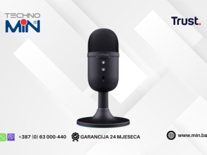 Trust GXT 234 Yunix USB RGB Gaming mikrofon, Crni (25372)