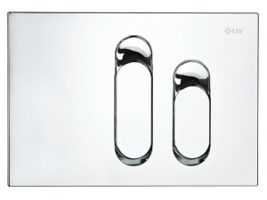 Tipka za ugradni vodokotlić LIV TUNE hrom sjaj 634693