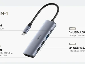 USB-C hub Cudy UH405