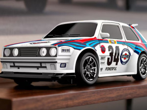 RC Mania - VW Golf 2 na daljinski, kultna dvica, drift