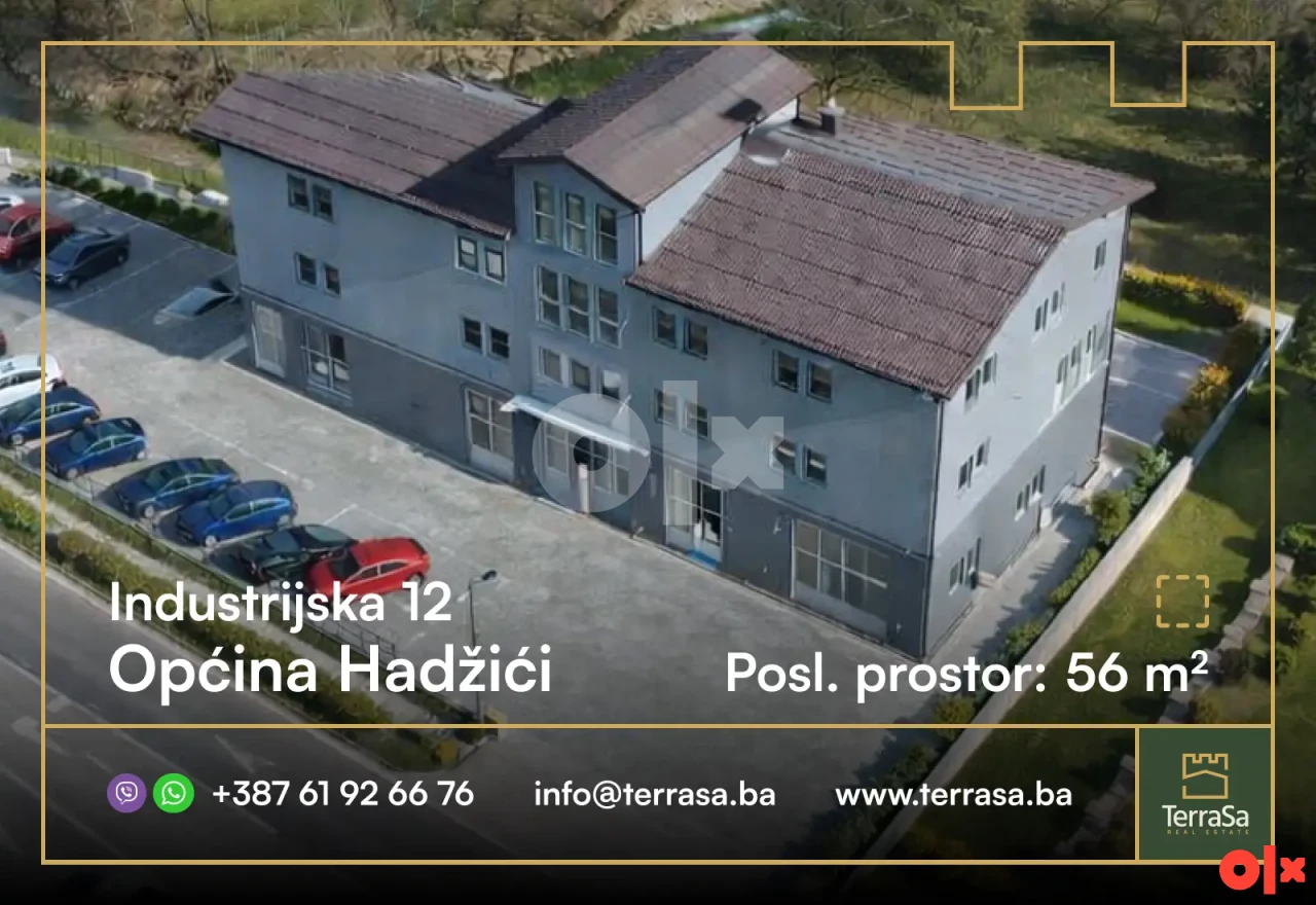 Poslovni prostor 56 m2/ Industrijska zona/ Hadžići