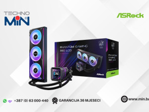 ASROCK Phantom Gaming 360 LCD PHANTOM GAM 360 LCD 3x120mm AIO