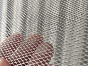 Mreža ograda aluminijska ekspandirana 3x6MM  H100cm  25M ROLA