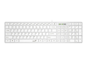 Genius SlimStar 126 tastatura  USB veza, low-profile tipke, bi...