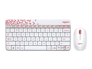 Logitech Desktop set Wireless MK240 White