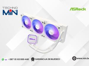 ASROCK Pro White 360 ARGB PRO WHITE 360 ARGB 3x120mm AiO