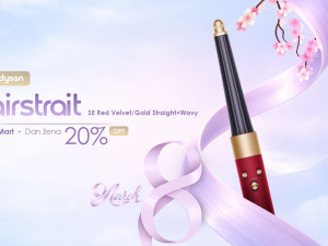 Uvijač za kosu Dyson Airwrap id. SE Red Velvet/Gold Straight+Wavy