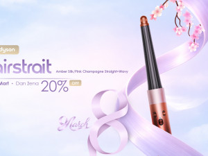 Uvijač za kosu Dyson Airwrap id. Amber Silk/Pink Champagne