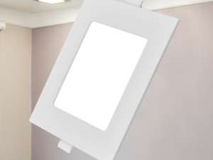 PANEL LED 6W 6500K UGRADNI KVADRATNI