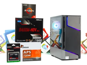Gaming PC Cougar MX360-15; R5 5500; RTX 5060; 480GB; 16GB DOPER