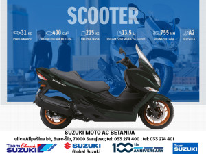 SUZUKI BURGMAN 400 - SKUTER - AC BETANIJA